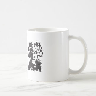 African Man Drawing Funny Quote  Classic White Mug