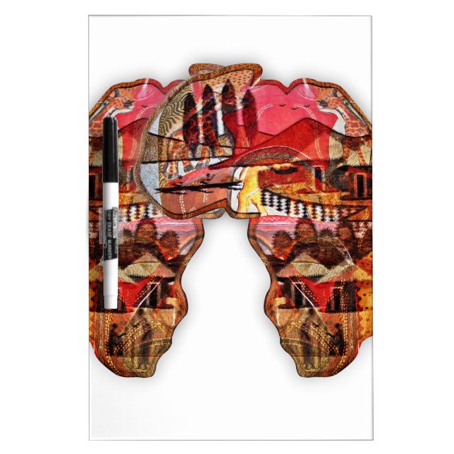 African Map: Celebrate the Season with Culture Dry Erase Board (Front)