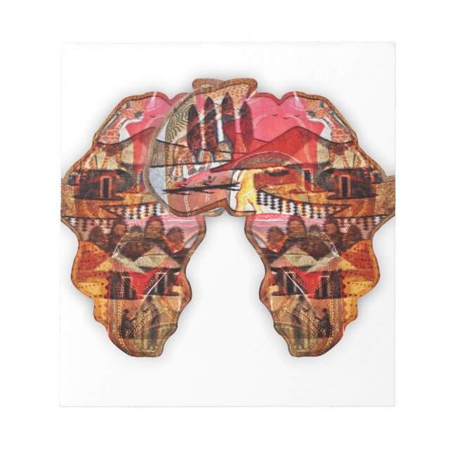 African Map: Celebrate the Season with Culture Notepad (Front)