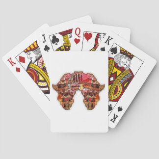 African Map: Celebrate the Season with Culture Poker Cards