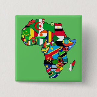 African Map of Africa flags country maps flag Button