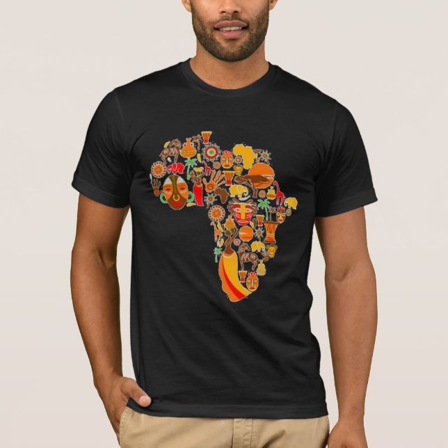 African map T-Shirt (Front)