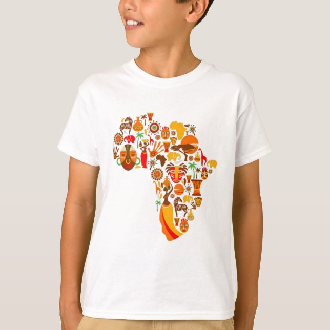 African map T-Shirt (Front)
