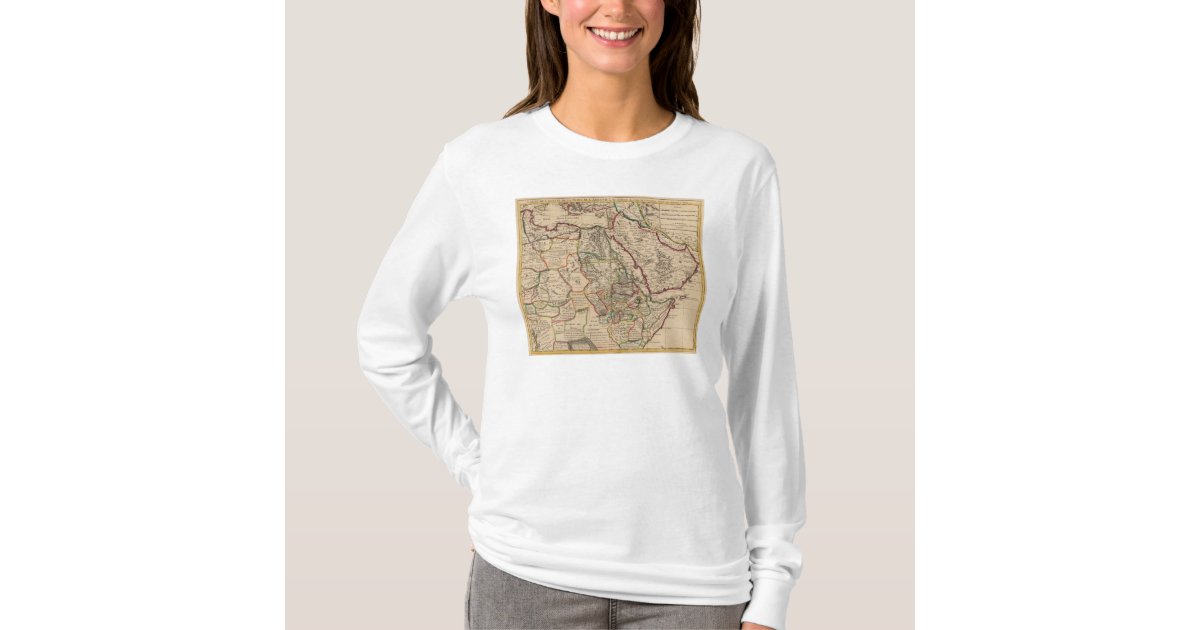 African map T-Shirt | Zazzle