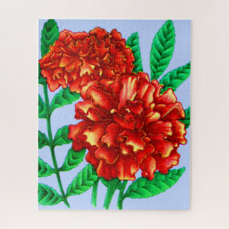 African marigolds jigsaw puzzle