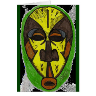African Mask Cards