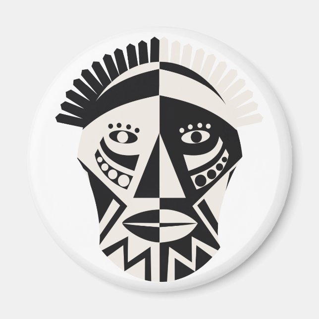 African Mask Magnets (Front)