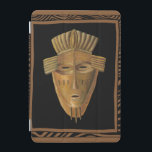 African Mask Painting by Chariklia Zarris iPad Mini Cover<br><div class="desc">Chariklia Zarris created this painting of an African mask. Many of these masks are used in ceremonies so a community of people can communicate with deceased ancestors or the spirits of animals. Bring a bit of traditional African culture into your home!</div>