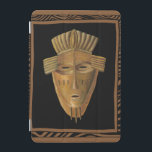 African Mask Painting by Chariklia Zarris iPad Mini Cover<br><div class="desc">Chariklia Zarris created this painting of an African mask. Many of these masks are used in ceremonies so a community of people can communicate with deceased ancestors or the spirits of animals. Bring a bit of traditional African culture into your home!</div>