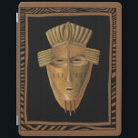 African Mask Painting by Chariklia Zarris iPad Smart Cover<br><div class="desc">Chariklia Zarris created this painting of an African mask. Many of these masks are used in ceremonies so a community of people can communicate with deceased ancestors or the spirits of animals. Bring a bit of traditional African culture into your home!</div>