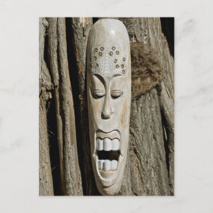 African Mask Postcard