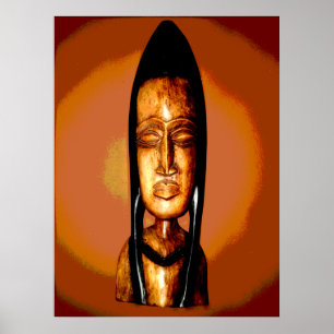 AFRICAN MASK POSTER
