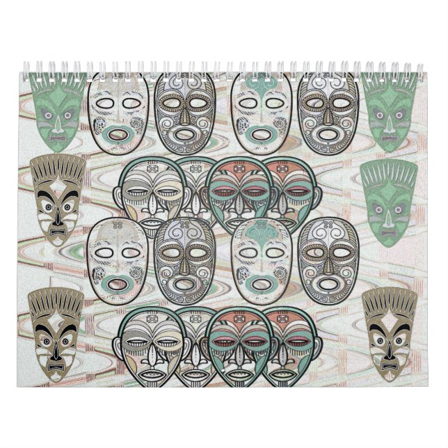 African Masks Calendar (Cover)