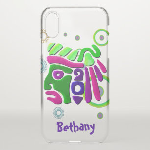 African Masks Celestial 3D PERSONALIZED iPhone X Case