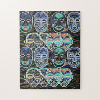 African Masks V1 Jigsaw Puzzle