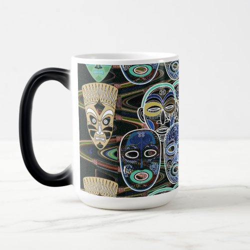 African Masks V1 Magic Mug