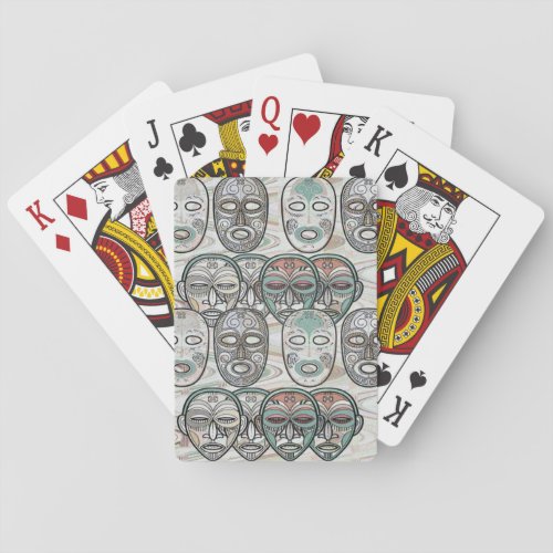 African Masks V5 Poker Cards