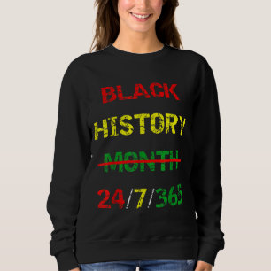 African Melanin Black History Month 247365 Black G Sweatshirt
