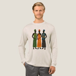 African Men Tri-Blend Shirt