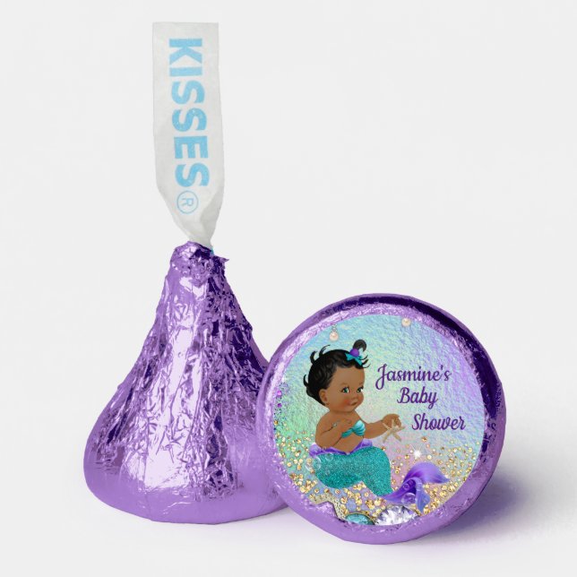 African Mermaid Baby Shower Hershey Kisses Hershey®'s Kisses® (Front)
