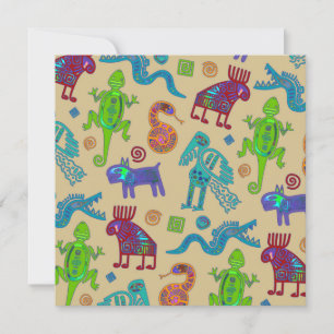 African Mexican Culture Primitive Tribal Pattern 1