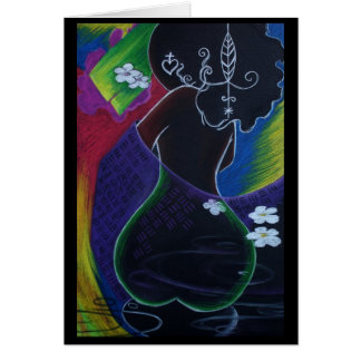 African Moon II Cards