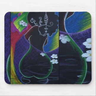 African Moon Miami Deco Mouse Pad