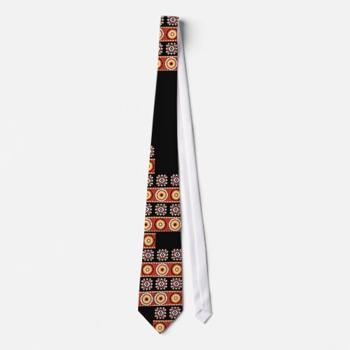 African Motif Authentic Sub_Saharan Art Tie