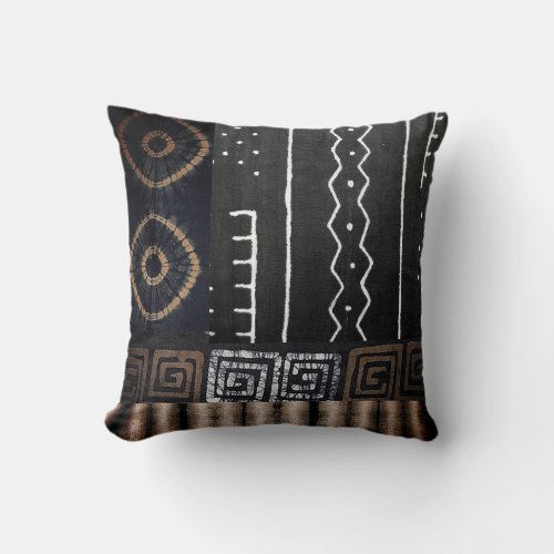 African Motif   Throw Pillow