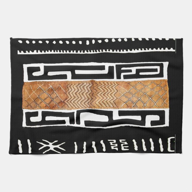 African Mud Cloth Pattern (Horizontal)