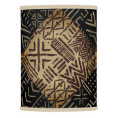 African Mud Cloth Print  Lamp Shade (Front)