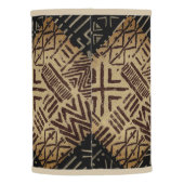 African Mud Cloth Print  Lamp Shade (Back)