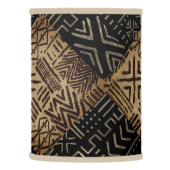 African Mud Cloth Print Lamp Shade (Left)