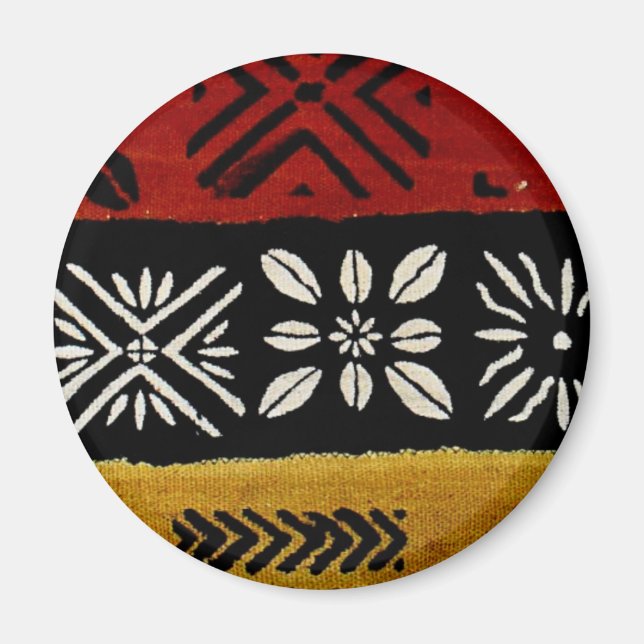 African mud cloth print magnet (Front)