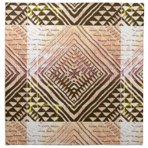 African Mud Cloth Print Napkin