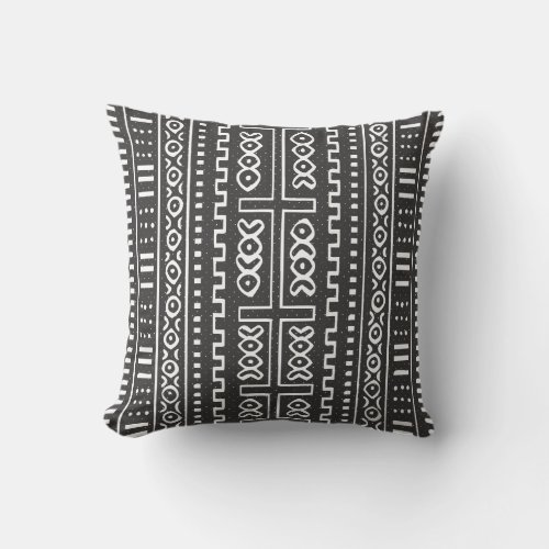 African Mud cloth Print pillow