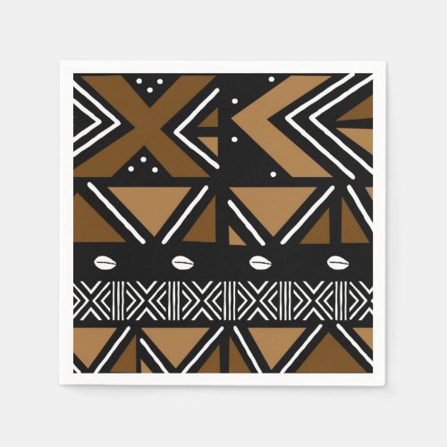 African Mud Cloth Printed Napkin