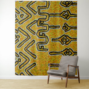 African Mud Cloth Tapestry