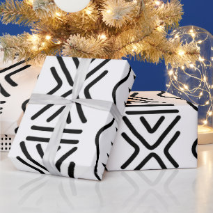 African Mud Cloth Wrapping Paper