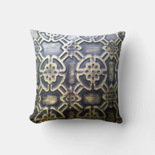 african mudcloth pattern throw pillow
