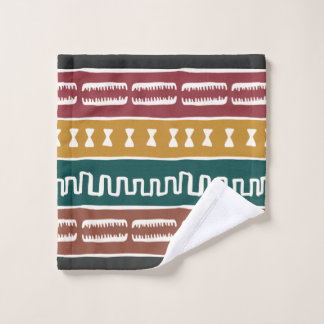 African Mudcloth Rastafarian Wash Cloth