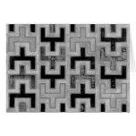 African Mudcloth Textile with Geometric Patterns