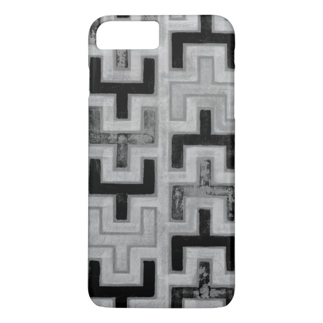 African Mudcloth Textile with Geometric Patterns Case-Mate iPhone Case (Back)