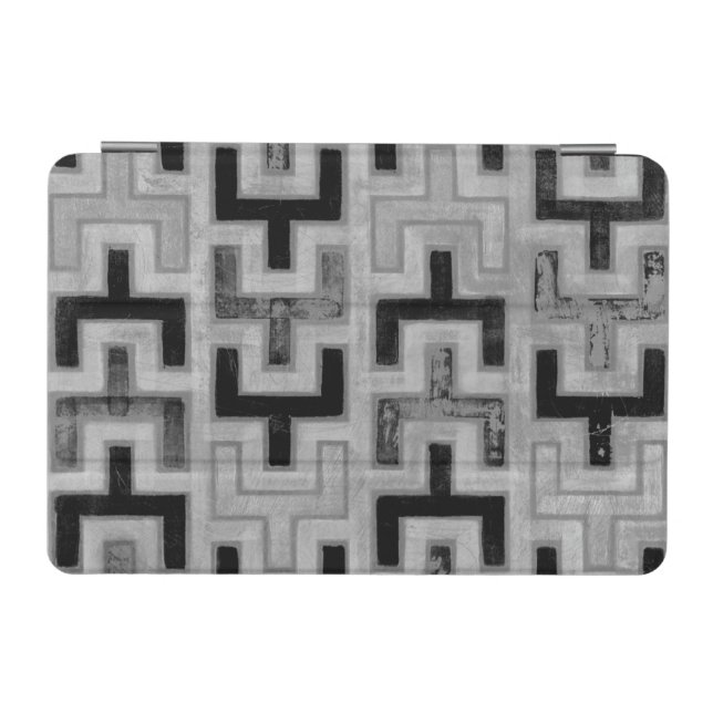 African Mudcloth Textile with Geometric Patterns iPad Mini Cover (Horizontal)