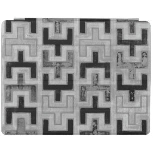 African Mudcloth Textile with Geometric Patterns iPad Smart Cover