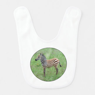 African Ngorongoro Baby Zebra Bib