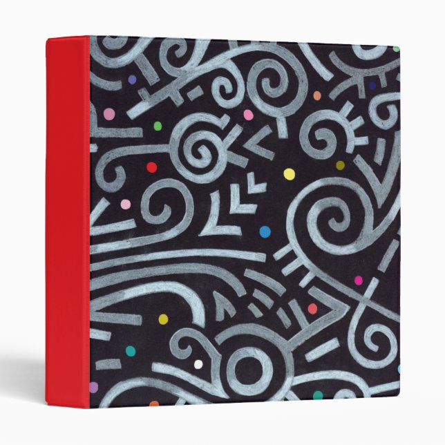 African Night 3 Ring Binder (Front/Spine)