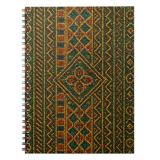 African Notebook Beaded Kente (Front)