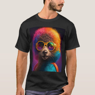 African Otter Pride Pop Black Afro Otter 3 T-Shirt