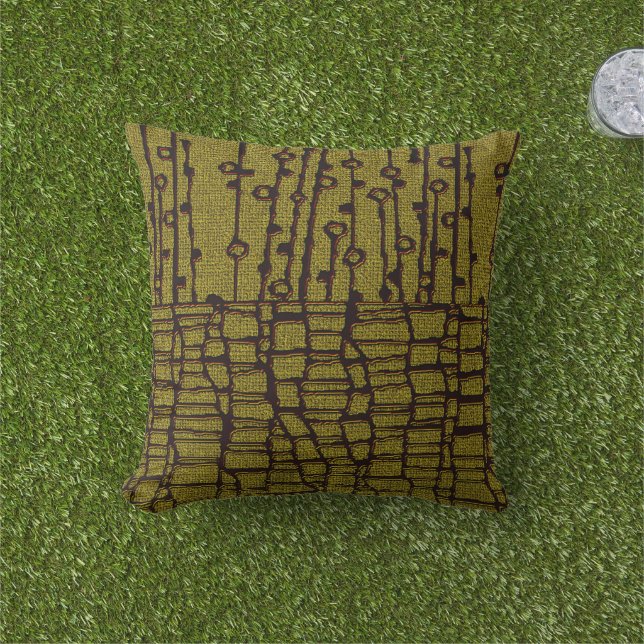 African Outdoor Pillow (Grass)